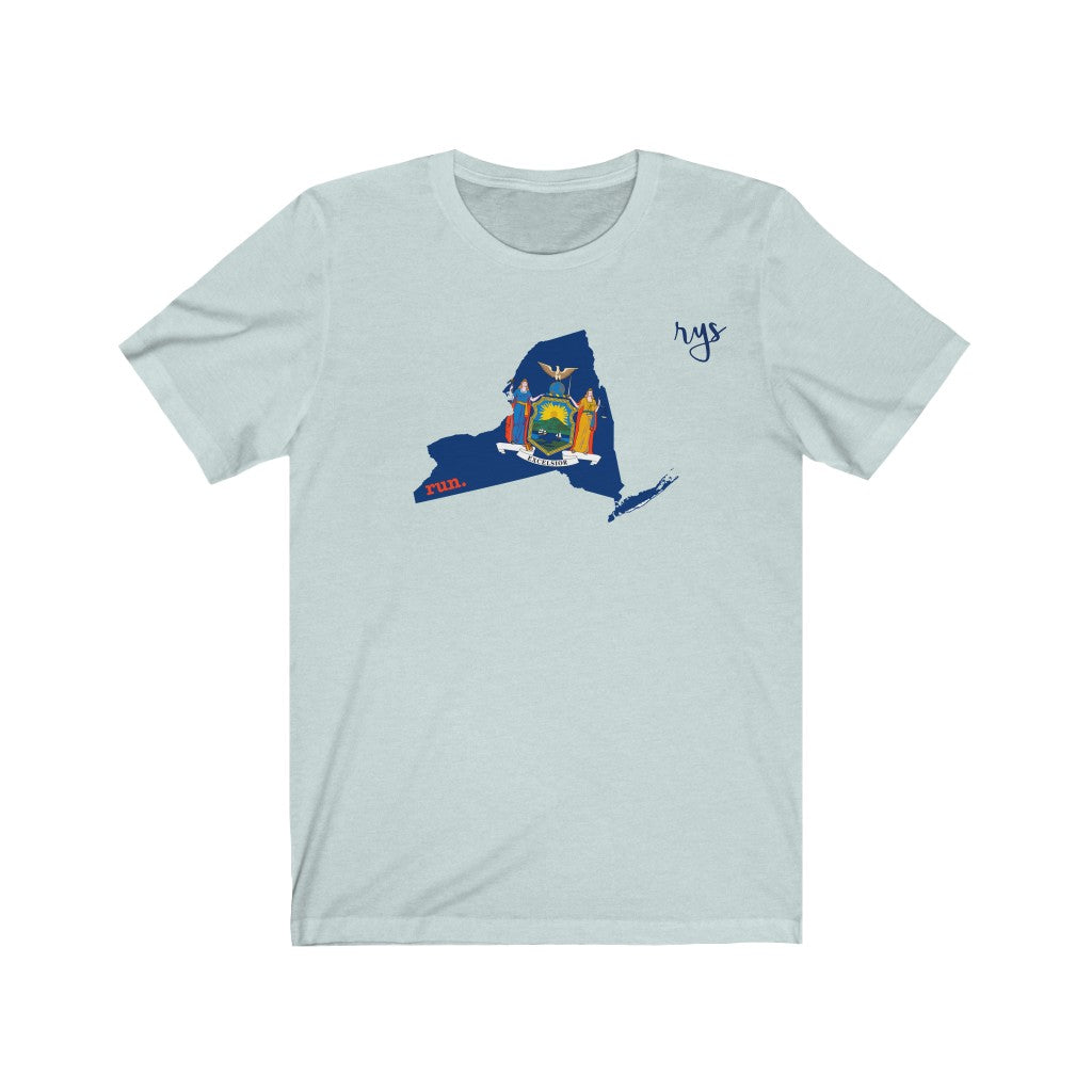 Run New York Men's / Unisex T-Shirt (Flag)