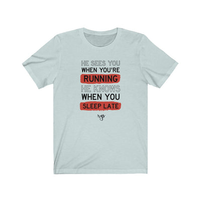 Santa Knows Men's / Unisex T-Shirt