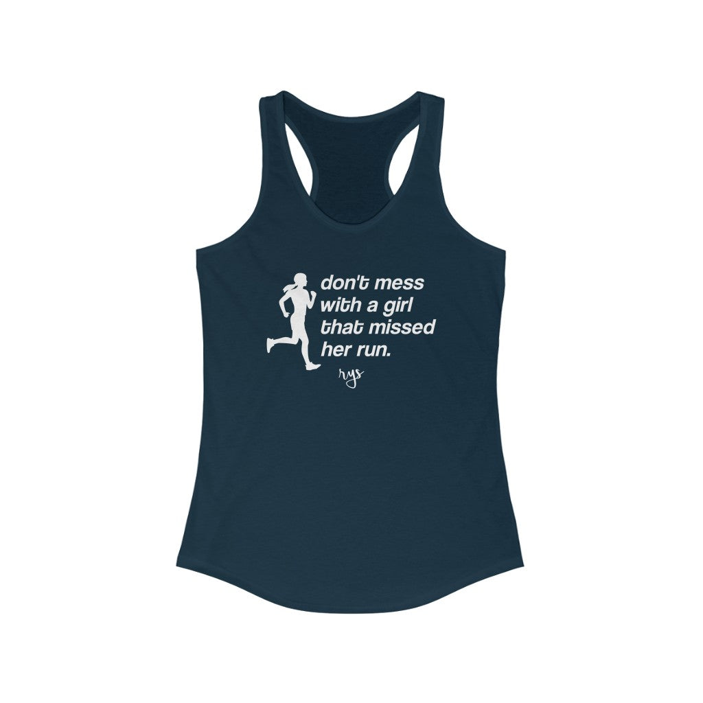 Don't Mess Women's Racerback Tank