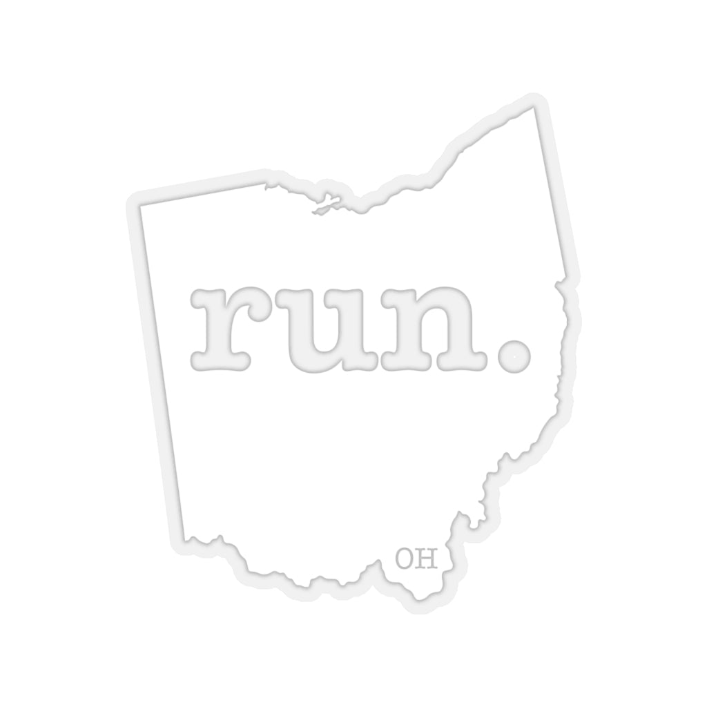 Run Ohio Stickers (Solid)