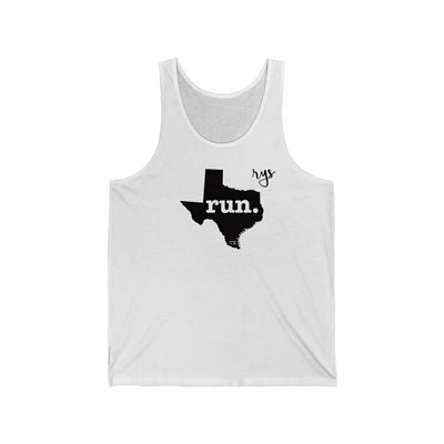 Run Texas Men's / Unisex Tank Top (Solid)