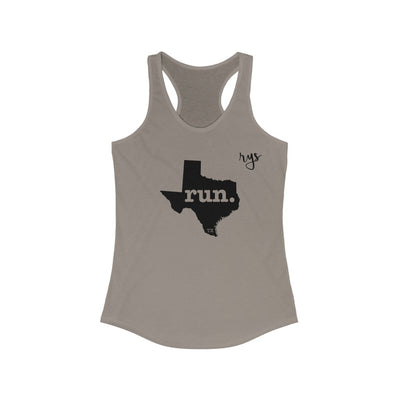 Run Texas Women's Racerback Tank (Solid)