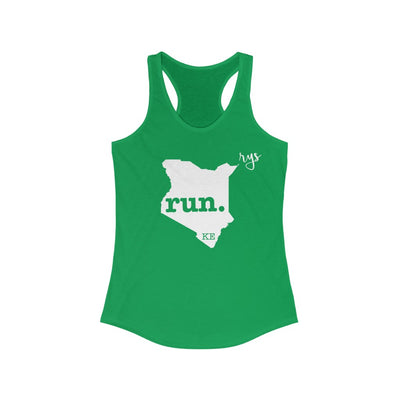 Run Kenya Women's Racerback Tank (Solid)