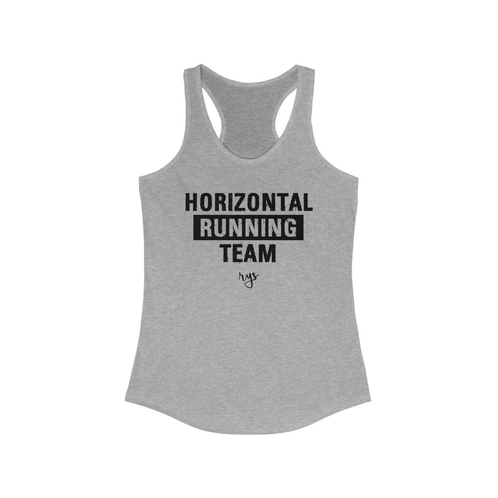Horizontal Running Team Women's Racerback Tank