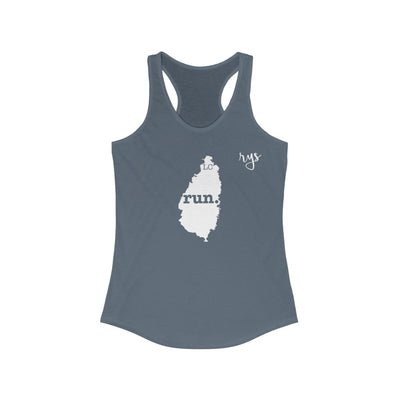 Run St. Lucia Women's Racerback Tank (Solid)