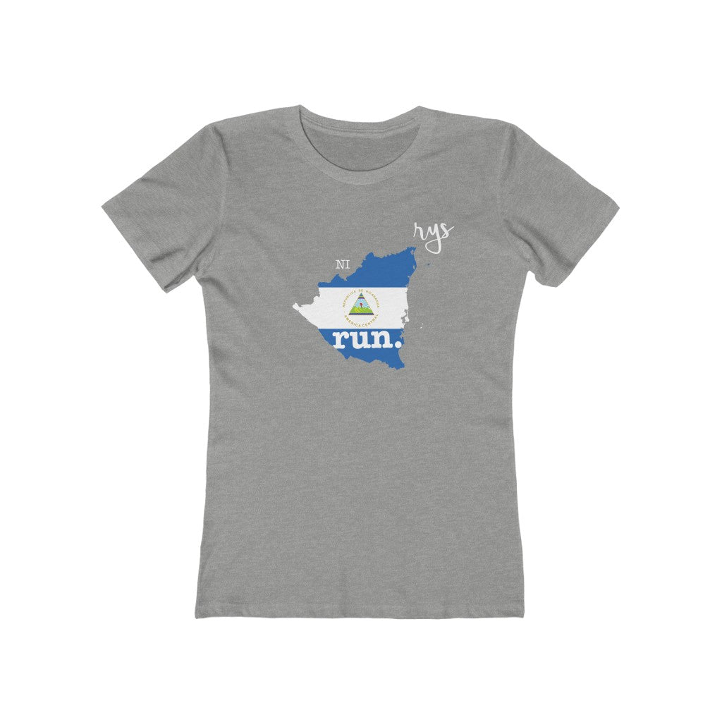 Run Nicaragua Women’s T-Shirt (Flag)