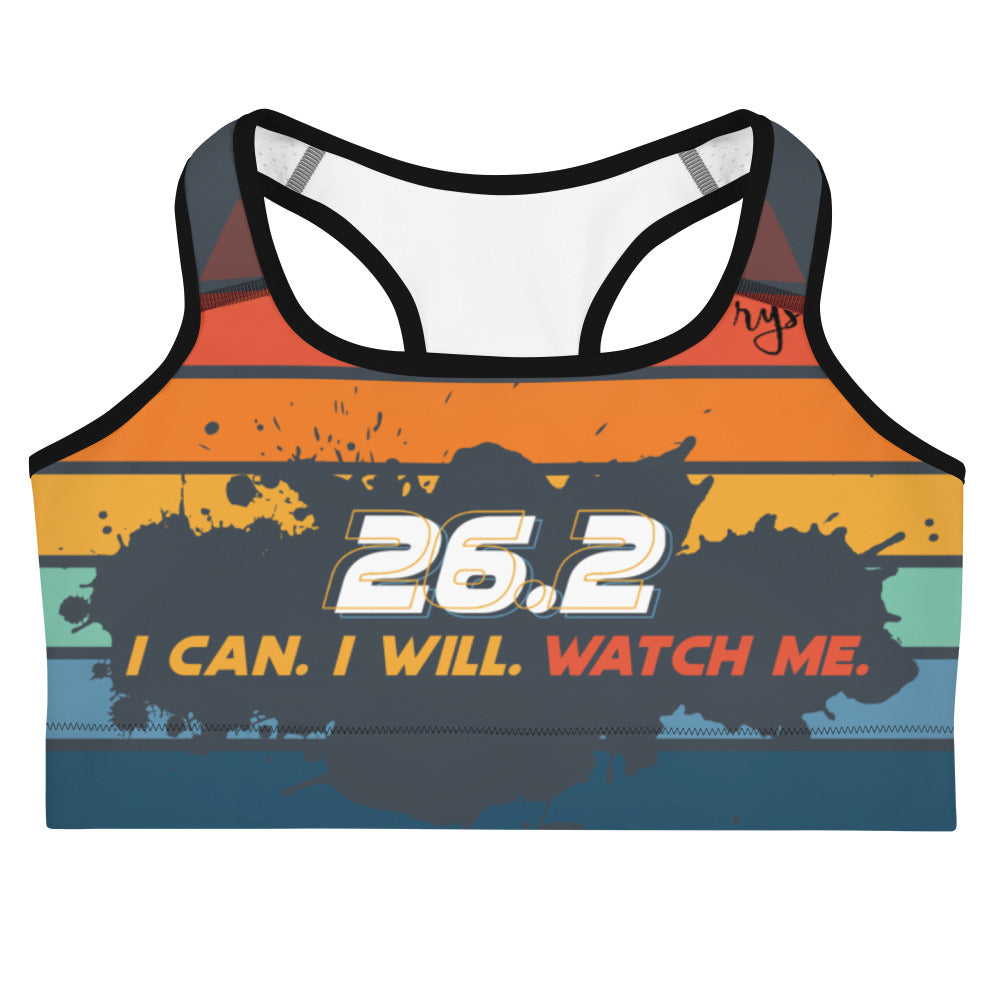 Watch Me 26.2 Sports Bra