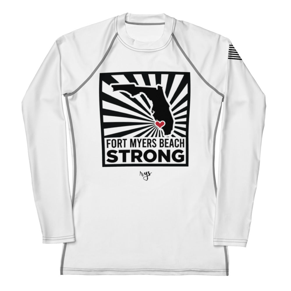 Fort Myers Beach STRONG Women's Long-Sleeve Rash Guard