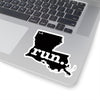 Run Louisiana Stickers (Solid)