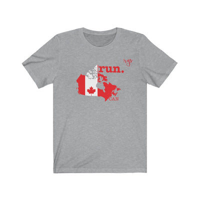 Run Canada Men's / Unisex T-Shirt (Flag)