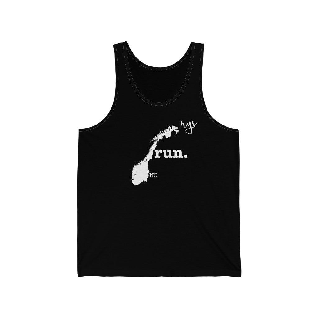 Run Norway Men's / Unisex Tank Top (Solid)