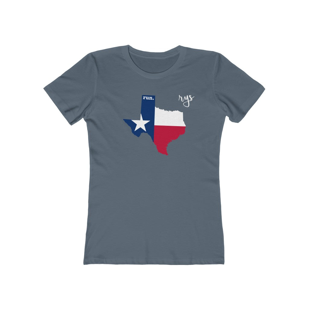 Run Texas Women’s T-Shirt (Flag)