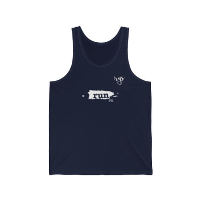 Run Puerto Rico Men's / Unisex Tank Top (Solid)