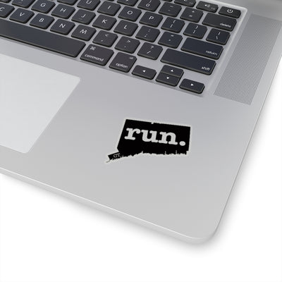 Run Connecticut Stickers (Solid)