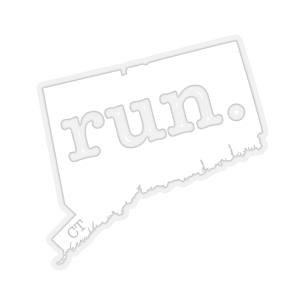 Run Connecticut Stickers (Solid)
