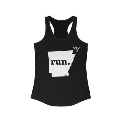 Run Arkansas Women's Racerback Tank (Solid)