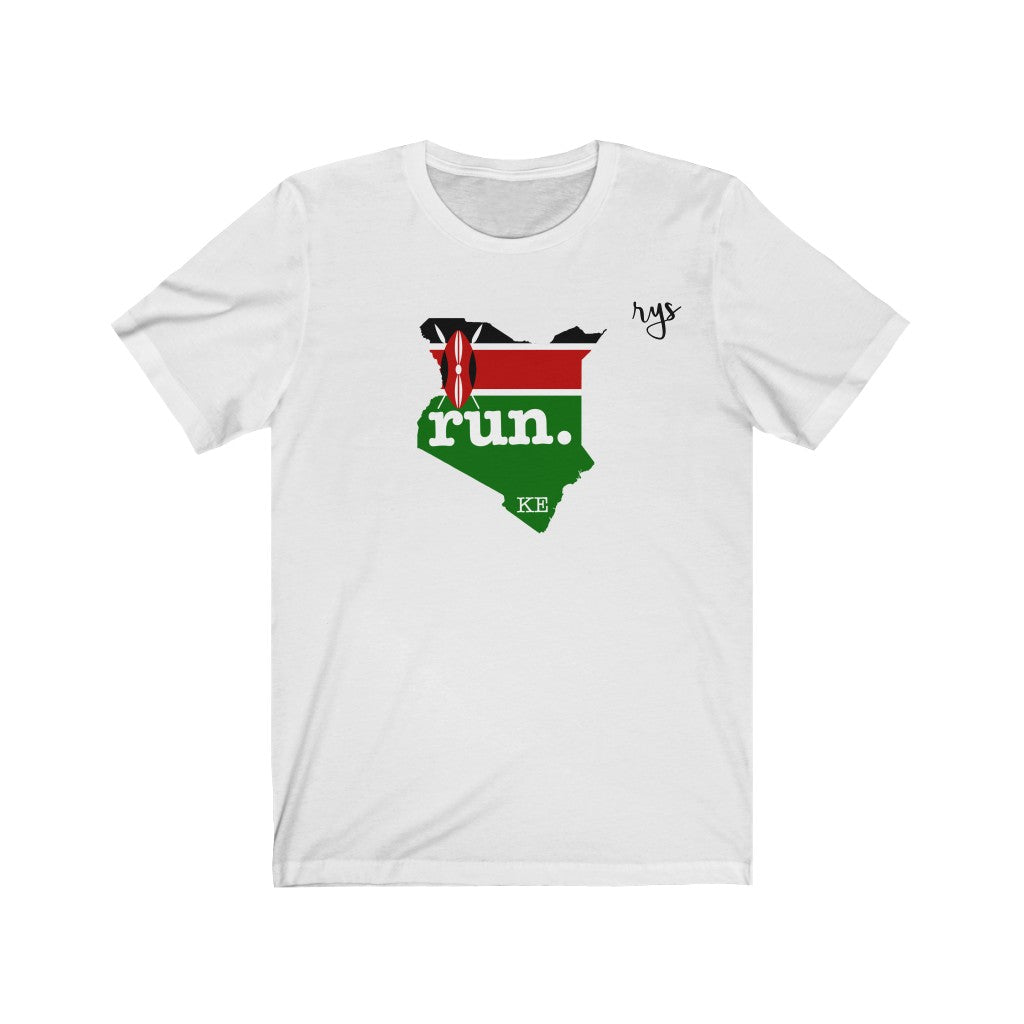 Run Kenya Men's / Unisex T-Shirt (Flag)