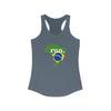 Run Brazil Women's Racerback Tank (Flag)