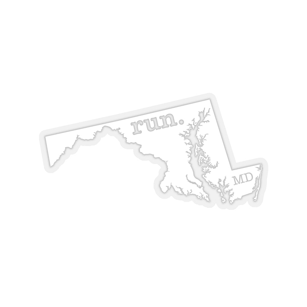 Run Maryland Stickers (Solid)
