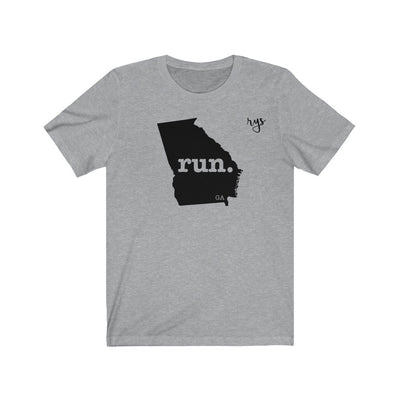 Run Georgia  Men's / Unisex T-Shirt (Solid)