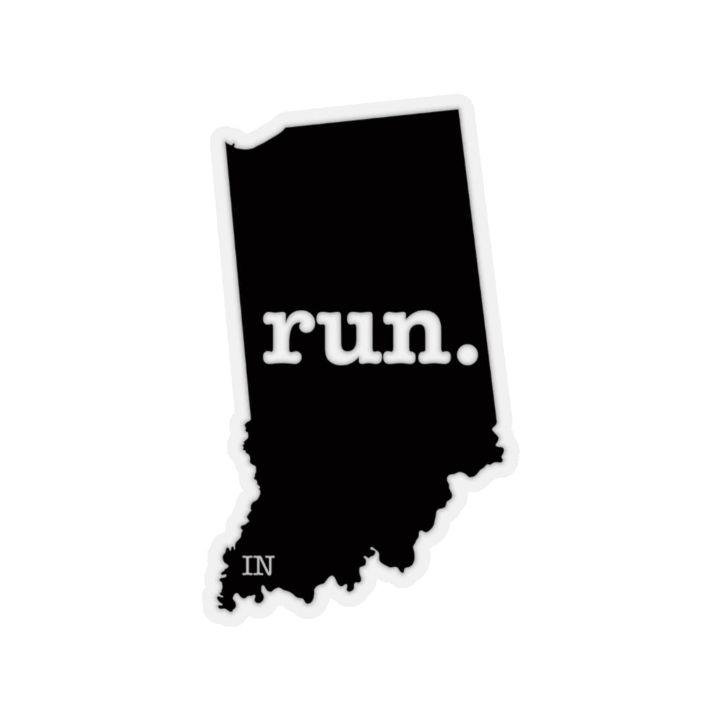 Run Indiana Stickers (Solid)