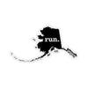 Run Alaska Stickers (Solid)