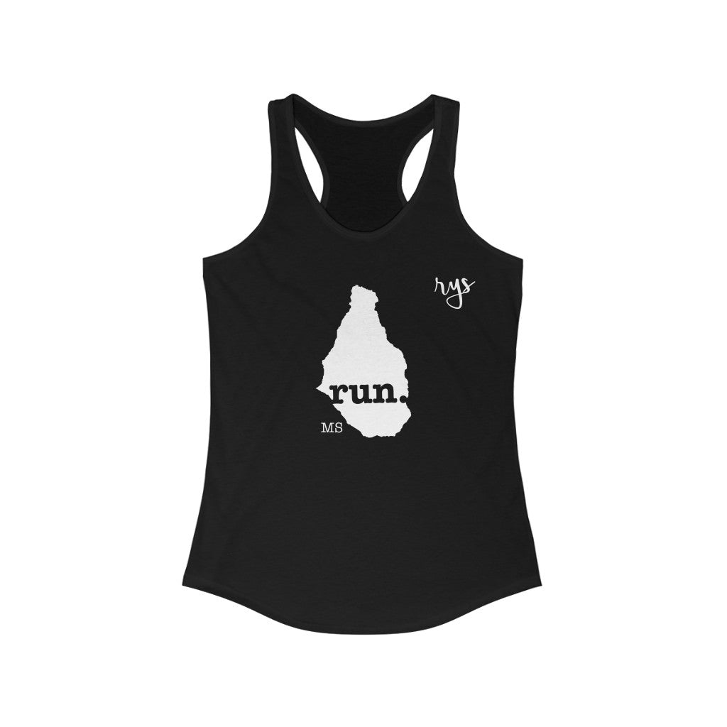 Run Montserrat Women's Racerback Tank (Solid)