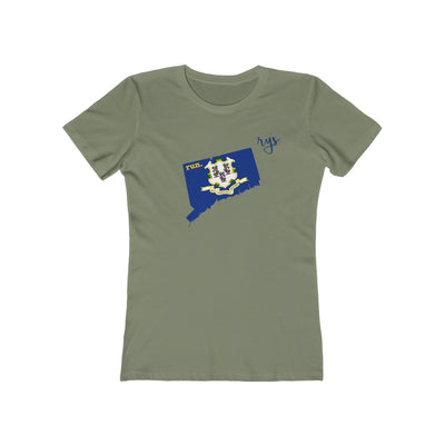Run Connecticut Women’s T-Shirt (Flag)