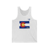 Run Colorado Men's / Unisex Tank Top (Flag)