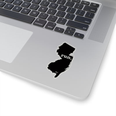 Run New Jersey Stickers(Solid)