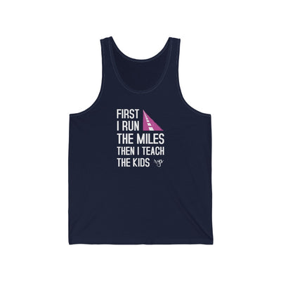 Run Miles Teach Kids Men's / Unisex Tank Top