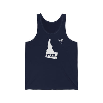 Run Idaho Men's / Unisex Tank Top (Solid)