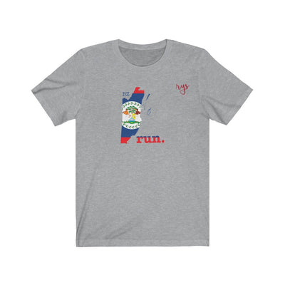 Run Belize Men's / Unisex T-Shirt (Flag)