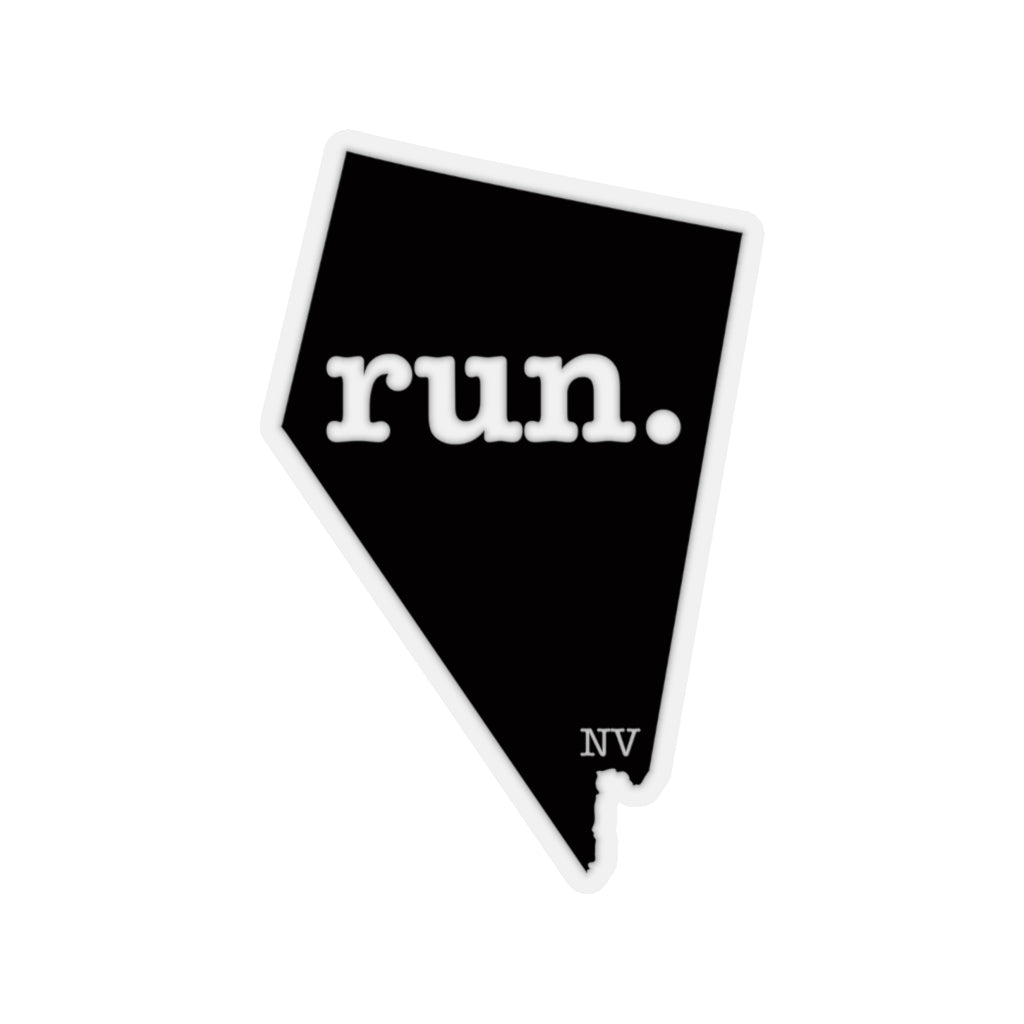 Run Nevada Stickers (Solid)