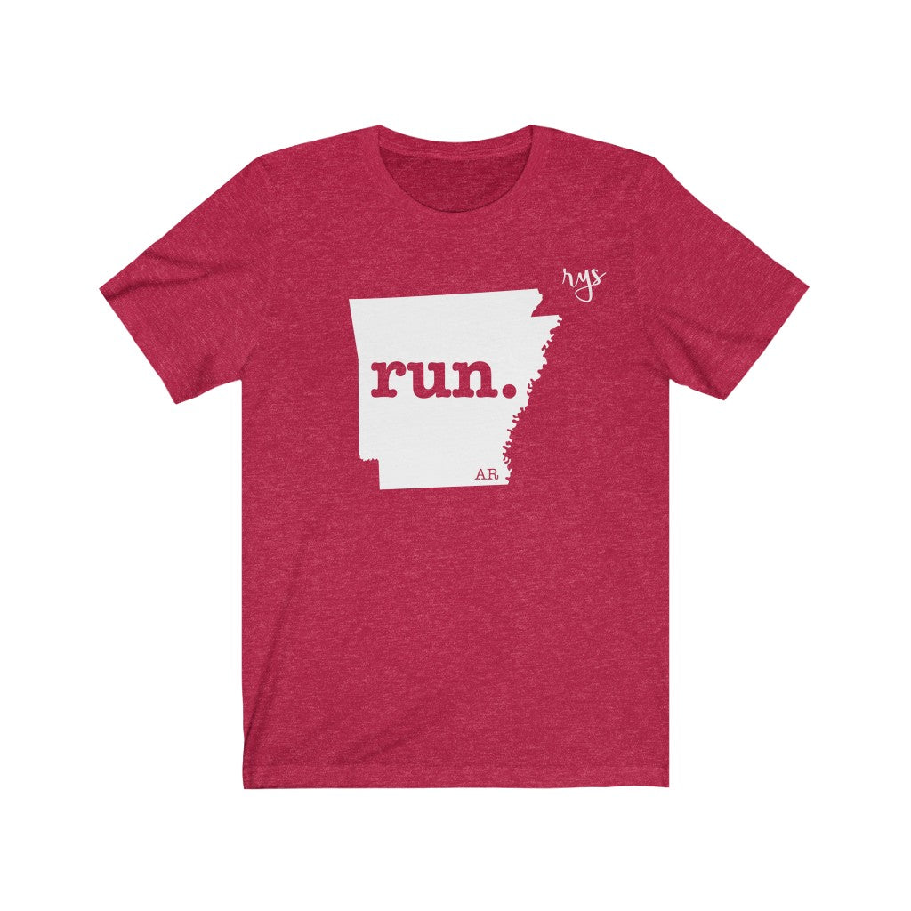 Run Arkansas  Men's / Unisex T-Shirt (Solid)