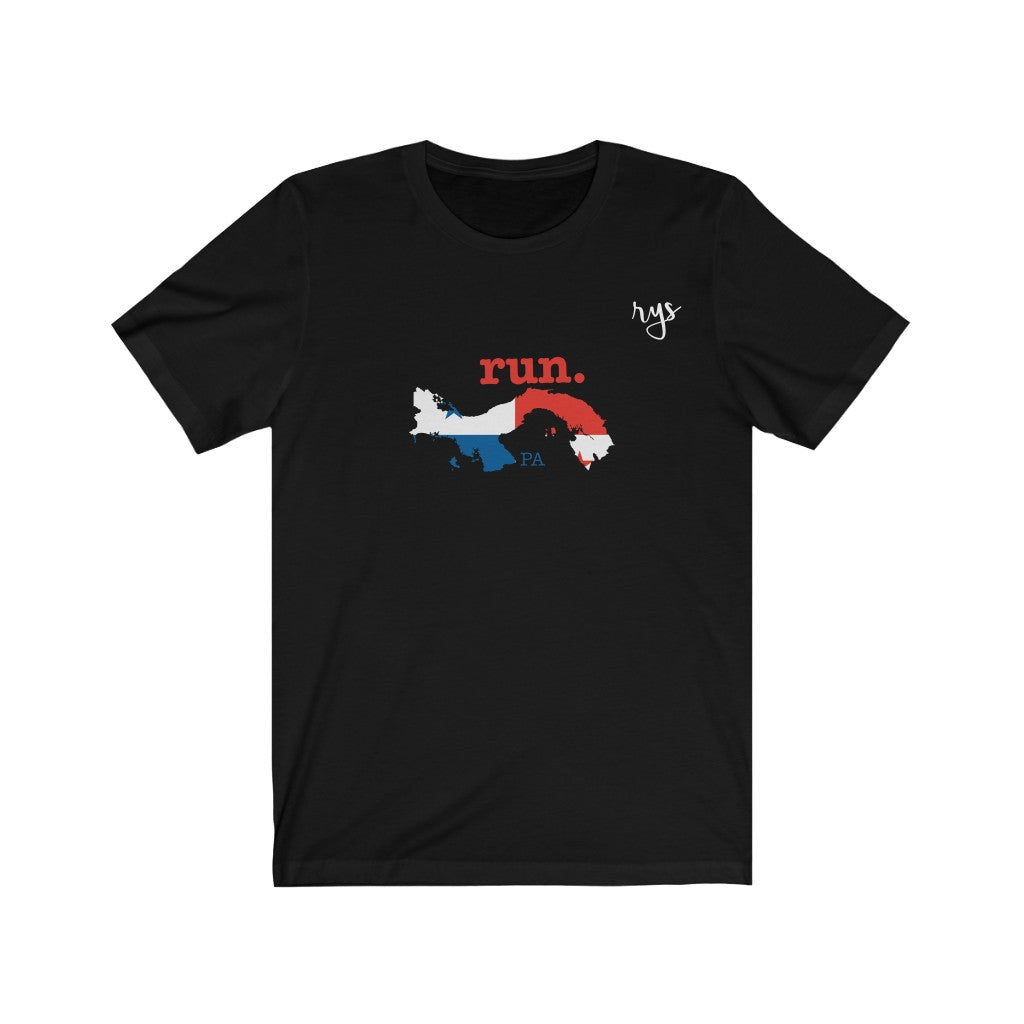 Run Panama Men's / Unisex T-Shirt (Flag)