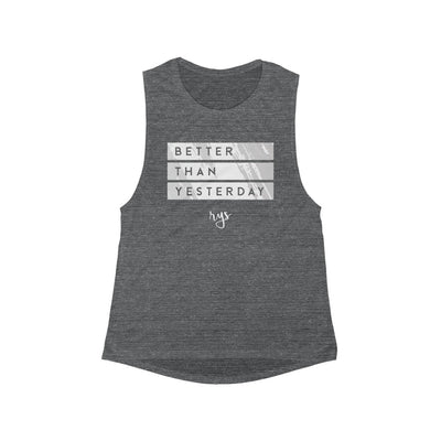 Better Than Yesterday Women's Scoop Muscle Tank