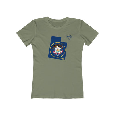 Run Utah Women’s T-Shirt (Flag)