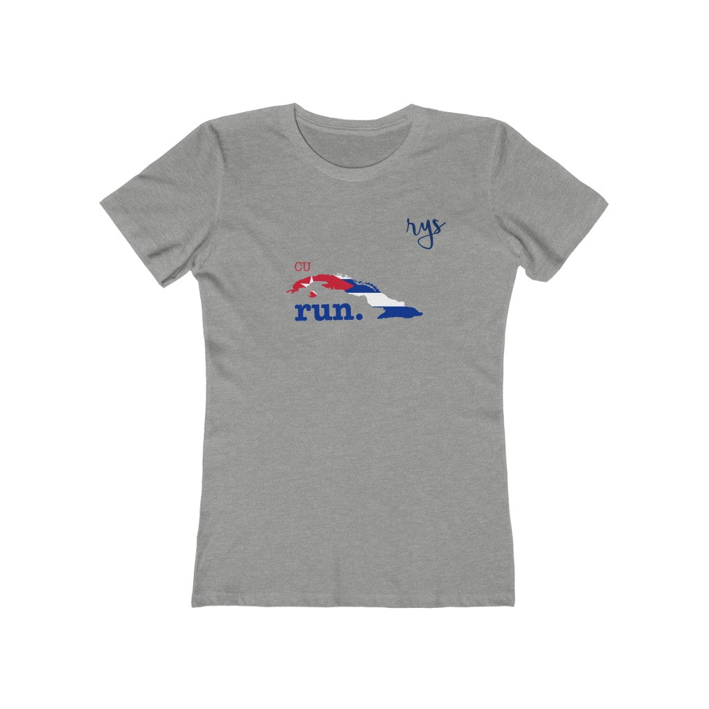 Run Cuba Women’s T-Shirt (Flag)