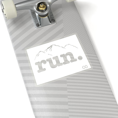 Run Colorado Stickers (Solid)