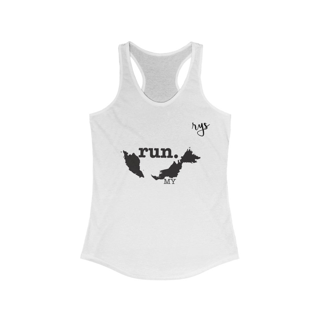 Run Malaysia Women's Racerback Tank (Solid)