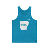 Run Arkansas Men's / Unisex Tank Top (Solid)