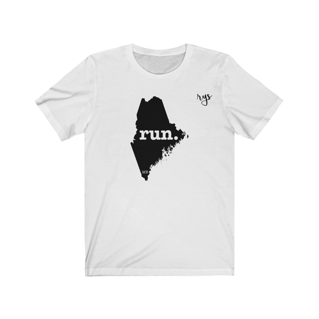 Run Maine Men's / Unisex T-Shirt (Solid)