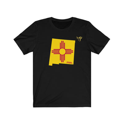 Run New Mexico Men's / Unisex T-Shirt (Flag)