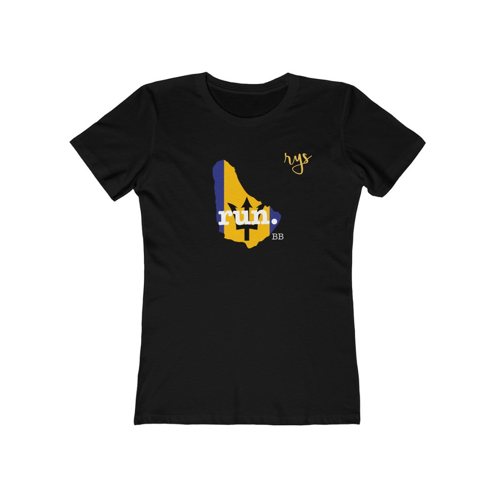 Run Barbados Women’s T-Shirt (Flag)