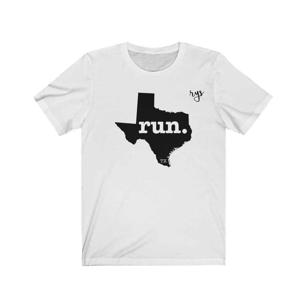 Run Texas Men's / Unisex T-Shirt (Solid)