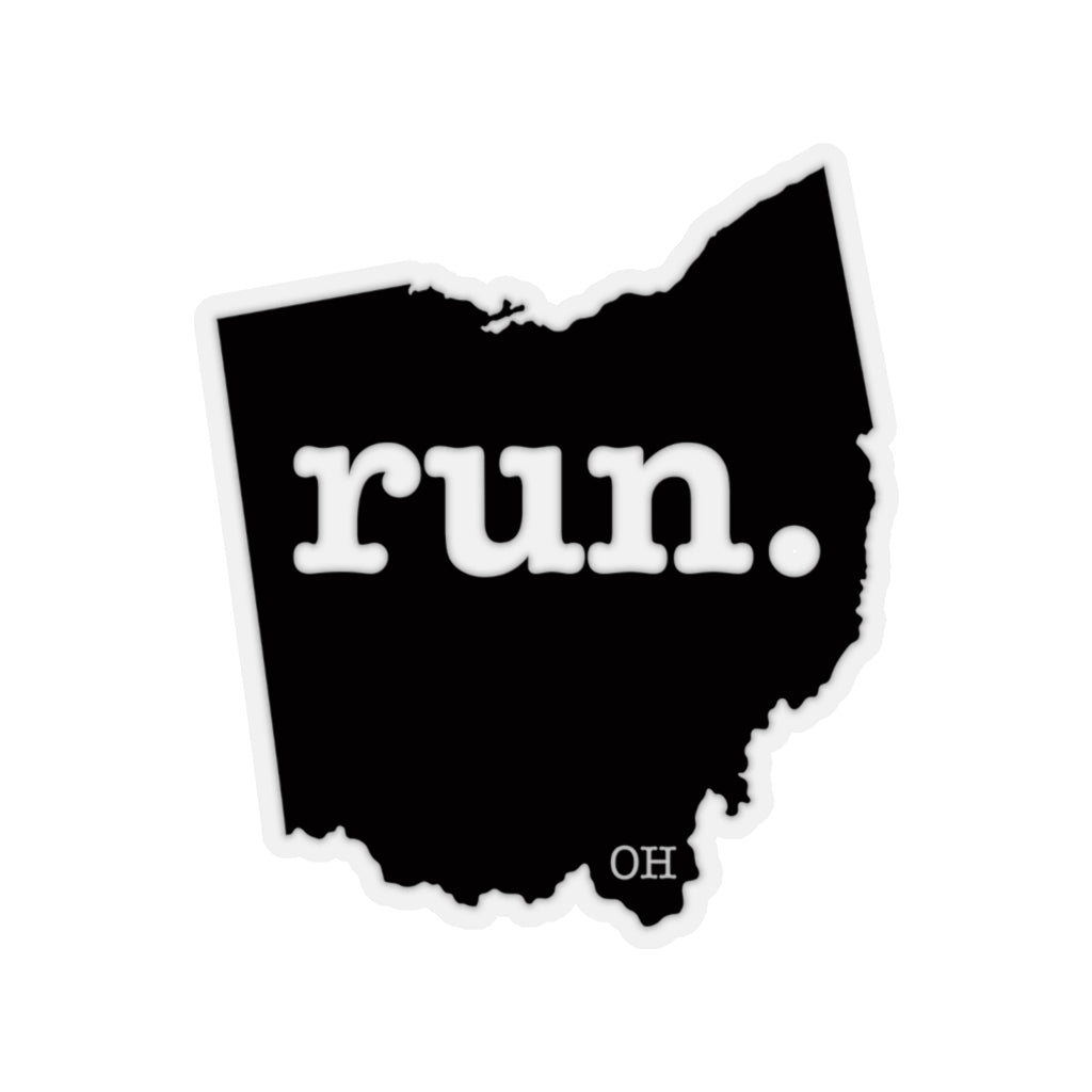 Run Ohio Stickers (Solid)