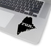 Run Maine Stickers (Solid)