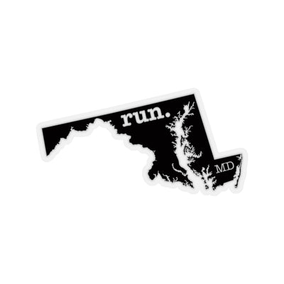 Run Maryland Stickers (Solid)