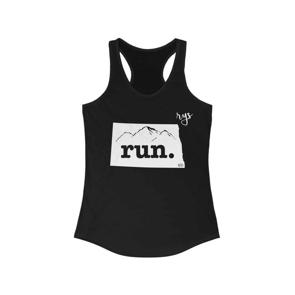 Run North Dakota Women's Racerback Tank (Solid)